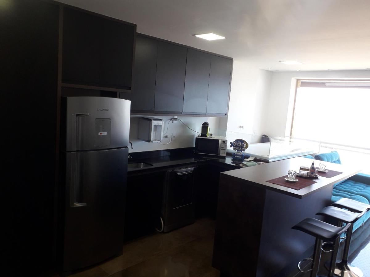 Maravilhoso Apto Vista Mar Jacuzzi Wi Fi Pé Areia Santos  Exterior foto