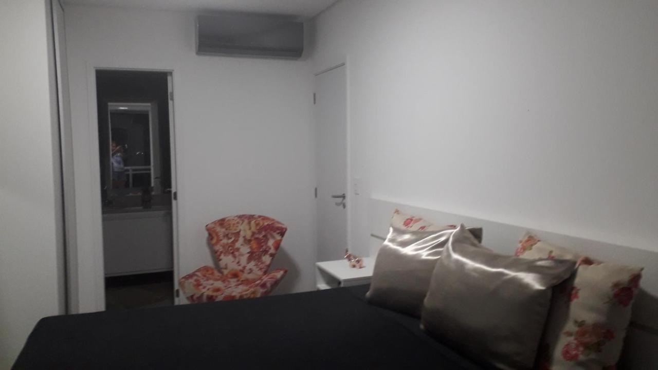 Maravilhoso Apto Vista Mar Jacuzzi Wi Fi Pé Areia Santos  Exterior foto