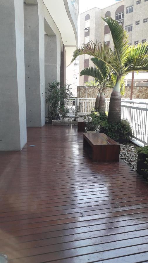 Maravilhoso Apto Vista Mar Jacuzzi Wi Fi Pé Areia Santos  Exterior foto