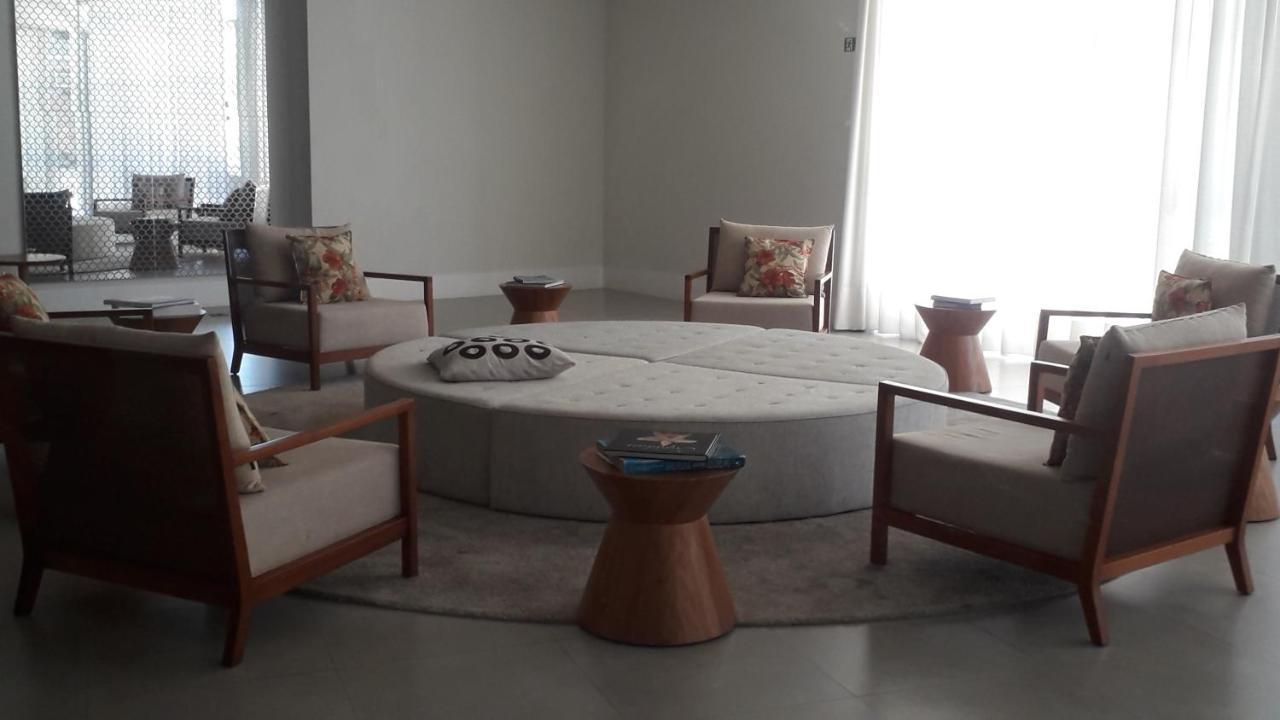 Maravilhoso Apto Vista Mar Jacuzzi Wi Fi Pé Areia Santos  Exterior foto