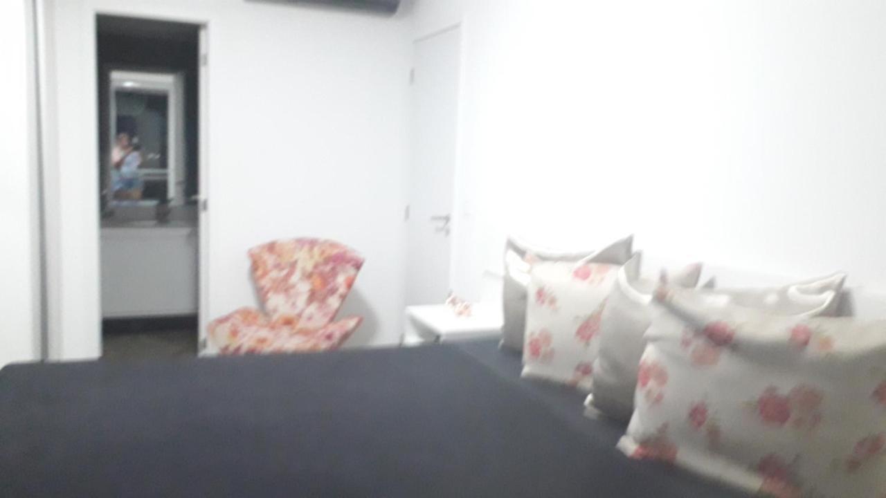 Maravilhoso Apto Vista Mar Jacuzzi Wi Fi Pé Areia Santos  Exterior foto