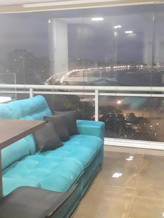 Maravilhoso Apto Vista Mar Jacuzzi Wi Fi Pé Areia Santos  Exterior foto