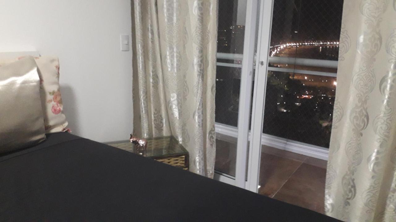 Maravilhoso Apto Vista Mar Jacuzzi Wi Fi Pé Areia Santos  Exterior foto